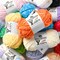 12-Pack Multicolor Chenille Crochet Yarn Kit – Fluffy Chunky Velvet Yarn for Crochet & Knitting, Soft Polyester Baby Yarn for Amigurumi, Blankets & DIY Crafts (100g / 87 yds Each) with Crochet Hook, Stitch Markers & Safety Eyes